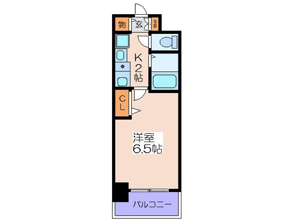 エスリ－ド新梅田(611)の物件間取画像